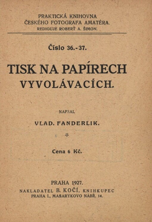 Tisk na papírech vyvolávacích