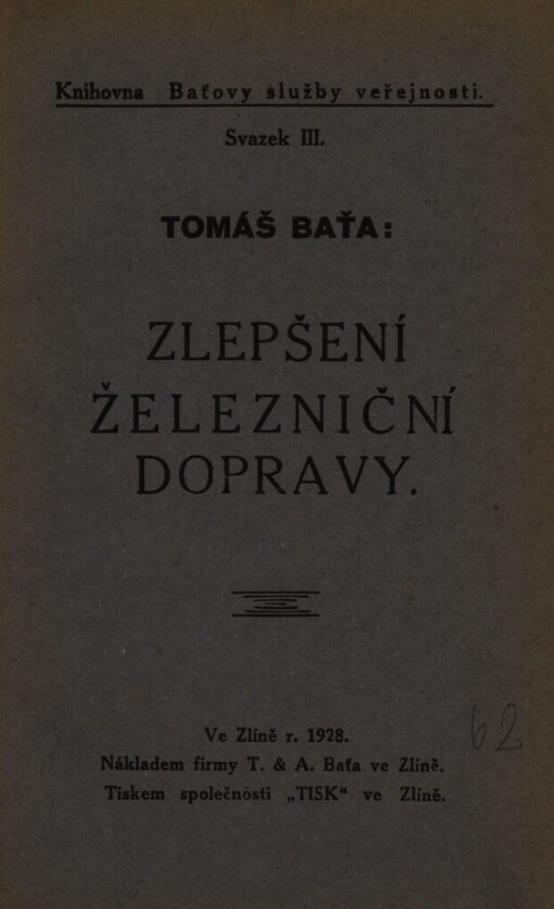 Zlepšení železniční dopravy