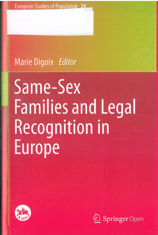 Same-sex families and legal recognition in Europe