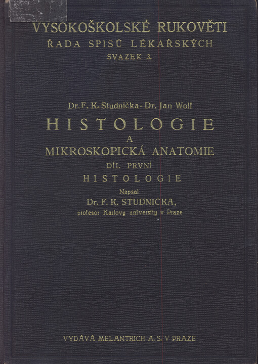 Histologie a mikroskopická anatomie
