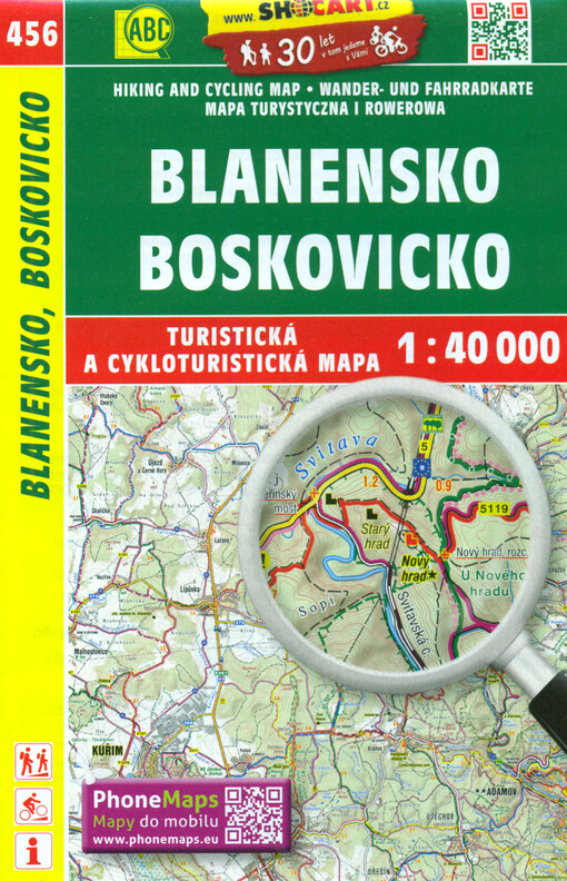 Blanensko, Boskovicko : turistická a cykloturistická mapa 1:40 000