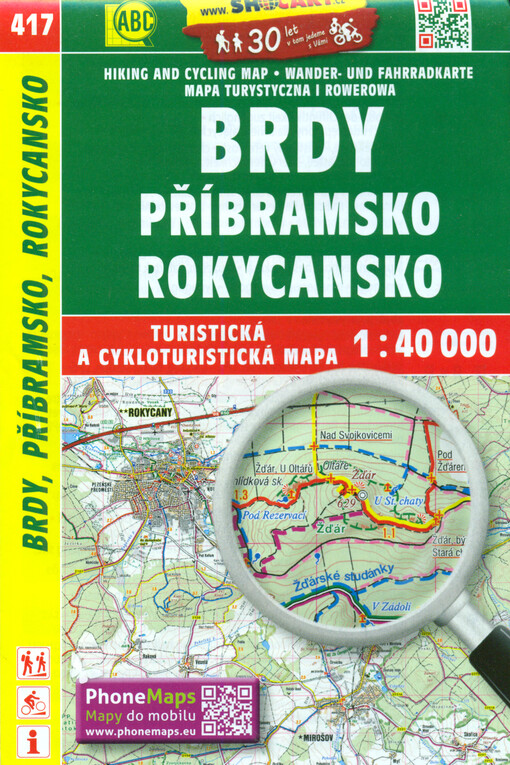 Brdy, Příbramsko, Rokycansko : turistická a cykloturistická mapa 1:40 000