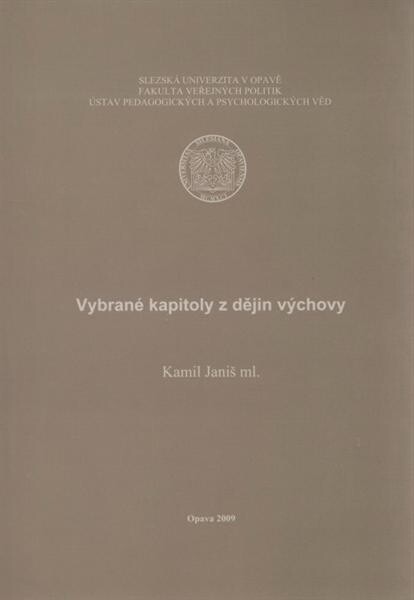 Vybrané kapitoly z dějin výchovy