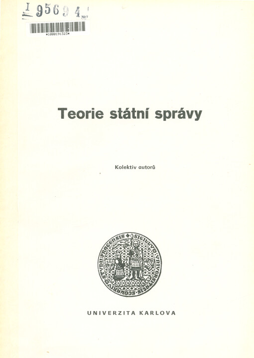 Teorie státní správy