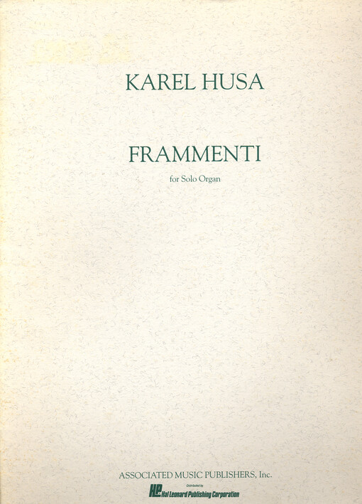 Frammenti for solo organ