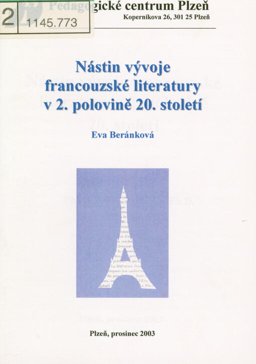 Nástin vývoje francouzské literatury v 2. polovině 20. století
