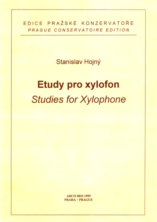 Etudy pro xylofon Studies for xylophone