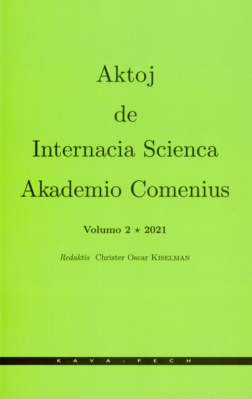 Aktoj de Internacia Scienca Akademio Comenius