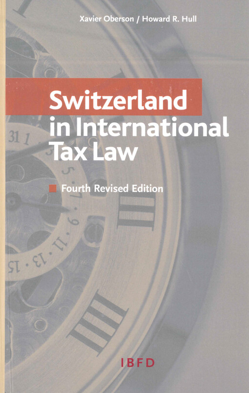 Switzerland in international tax law