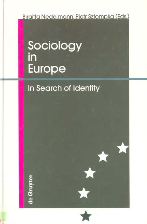 Sociology in Europe : in search of identity