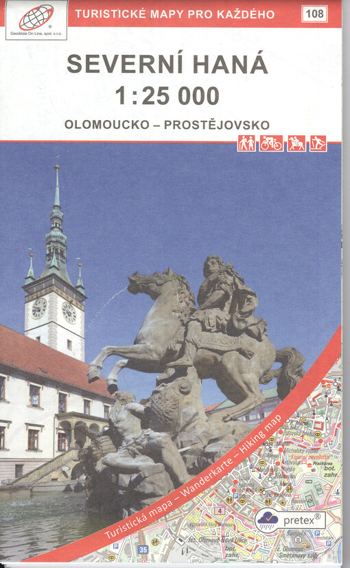 Severní Haná : 1:25 000 : Olomoucko - Prostějovsko