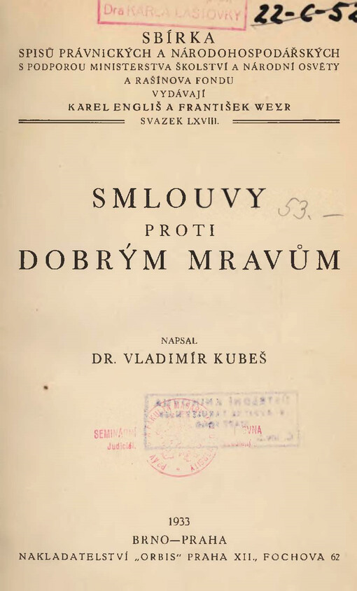 Smlouvy proti dobrým mravům