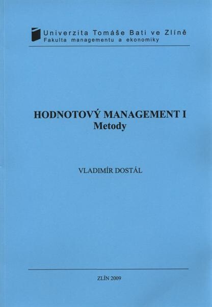 Hodnotový management I : metody