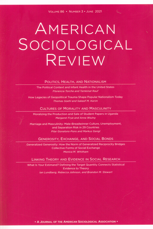 American sociological review