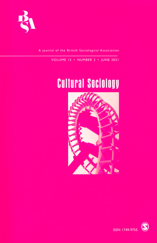 Cultural sociology : a journal of the British Sociological Asiciation.