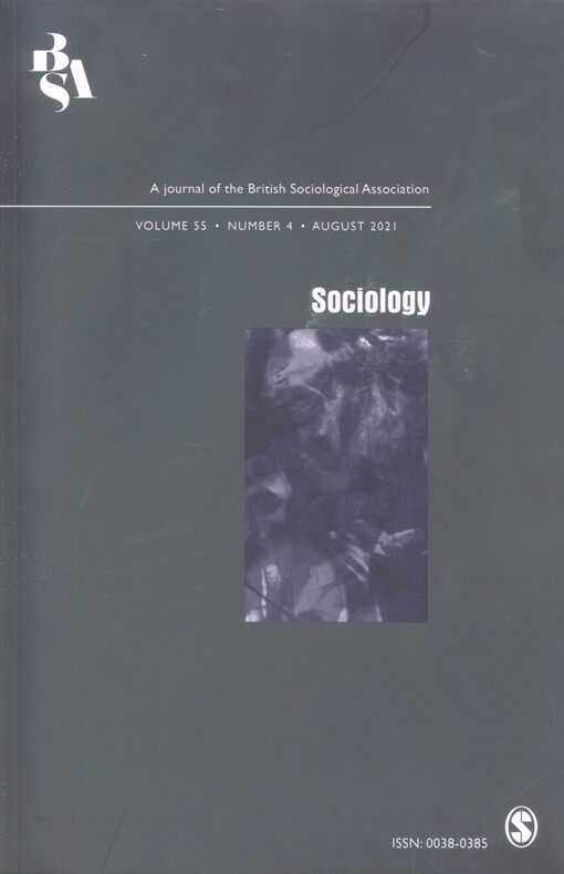 Sociology : a journal of the British Sociological Association.
