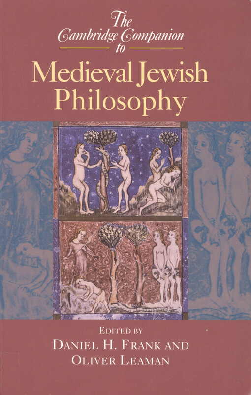 The Cambridge companion to medieval Jewish philosophy = Medieval Jewish philosophy (Variant.)
