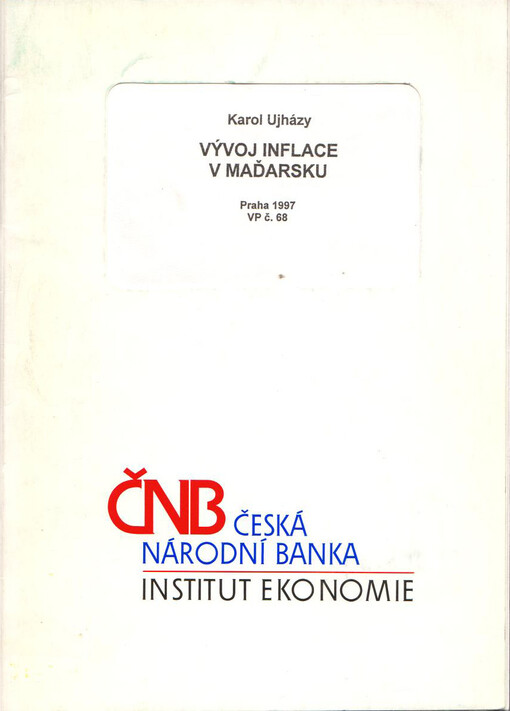 Vývoj inflace v Maďarsku /