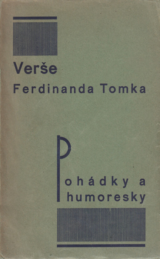 Verše Ferdinanda Tomka: pohádky a humoresky