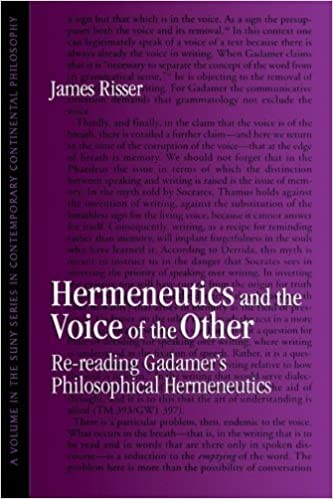 Hermeneutics and the Voice of the Other: Re-Reading Gadamer's Philosophical Hermeneutics (Suny Series in Contemporary Continental Philosophy)