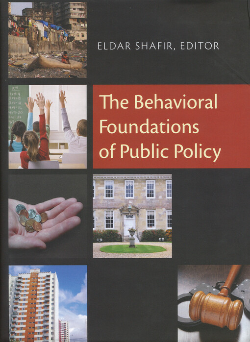 The behavioral foundations of public policy