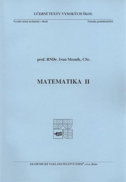 Matematika II