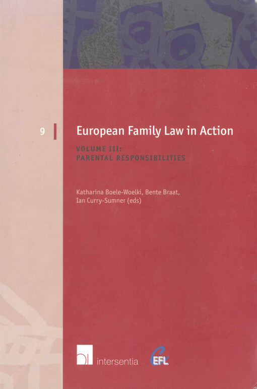 European family law in action. Volume III, Parental responsibilities