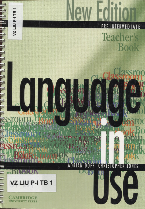Language in use. Pre-intermediate. Teacher's book