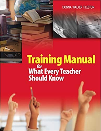 Training manual for what every teacher should know