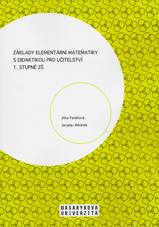 Základy elementární matematiky s didaktikou pro učitelství 1. stupně ZŠ