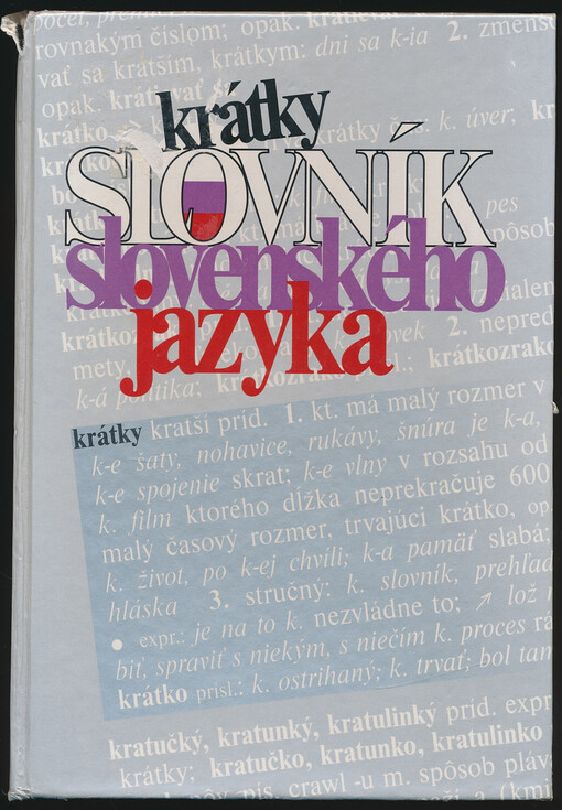 Krátky slovník slovenského jazyka