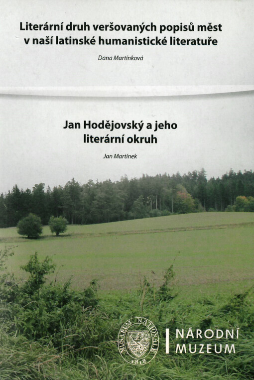 Literární druh veršovaných popisů měst v naší latinské humanistické literatuře