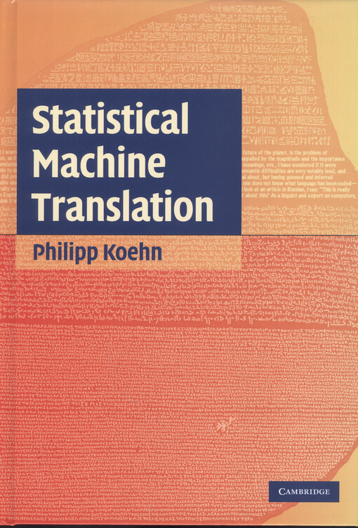 Statistical machine translation