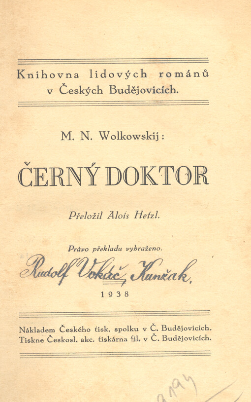 Černý doktor