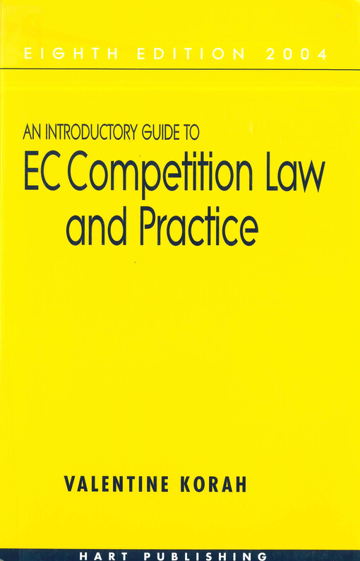 An introductory guide to EC competition law and practice