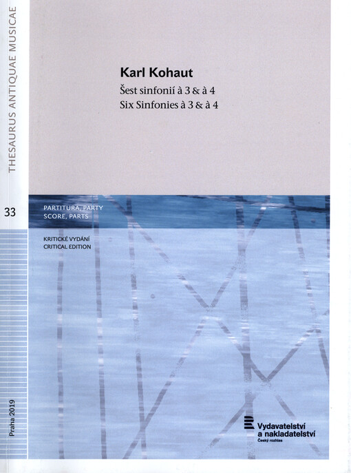 Šest sinfonií à 3 & à 4 = Six sinfonies à 3 & à 4