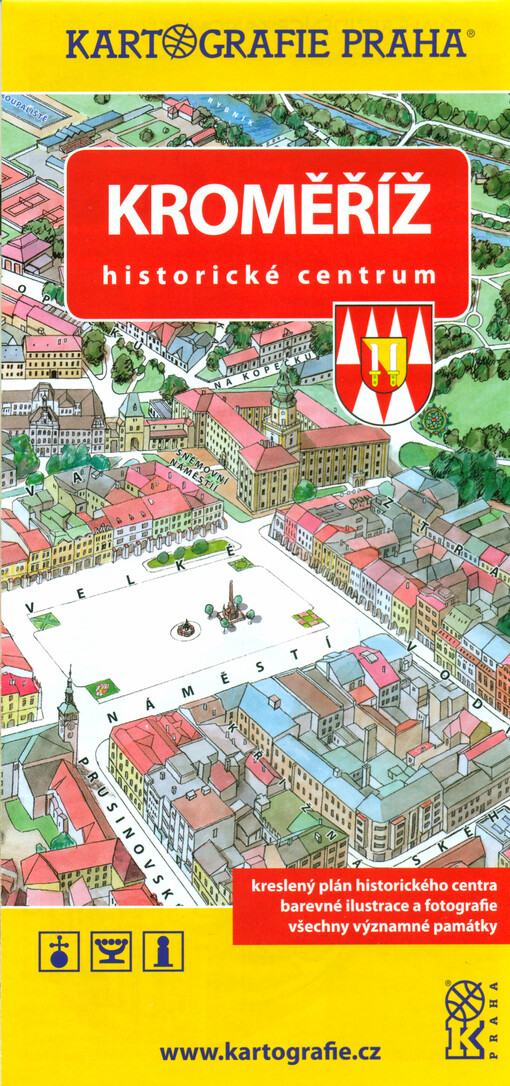 Kroměřížhistorické centrum : kreslený plán historického centra