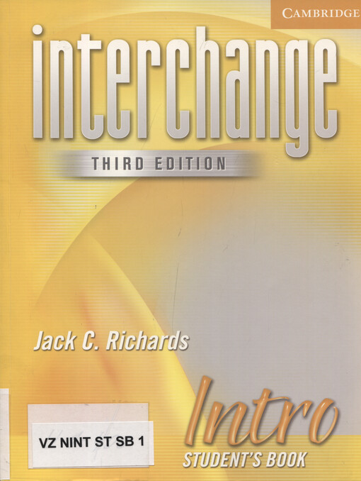 Interchange. Intro student's book