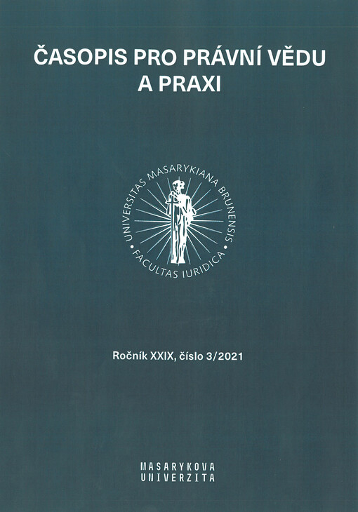 Časopis pro právní vědu a praxi