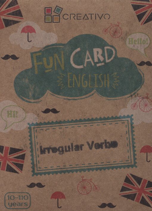 Fun card English : irregular verbs