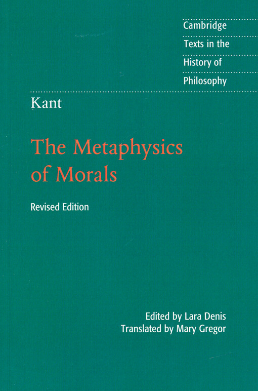 The metaphysics of morals