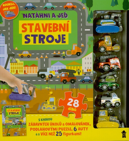 Stavební stroje : kniha aktivit a omalovánek