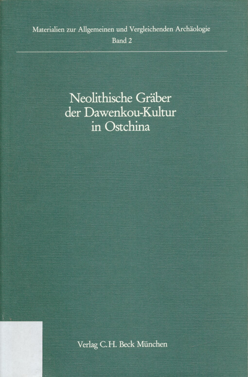 Neolithische Gräber der Dawenkou-Kultur in Ostchina