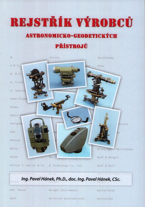 Rejstřík výrobců astronomicko-geodetických přístrojů