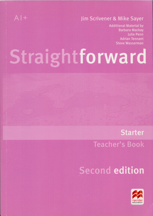 Straightforward. Starter. Teacher's book