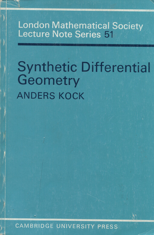 Synthetic differential geometry