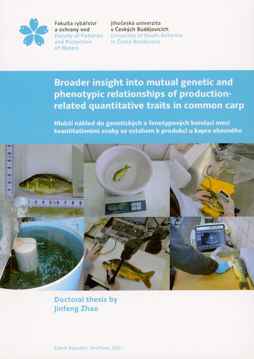 Broader insight into mutual genetic and phenotypic relationships of production-related quantitative traits in common carp = Hlubší náhled do genetických a fenotypových korelací mezi kvantitativními znaky se vztahem k produkci u kapra obecného : doctoral t