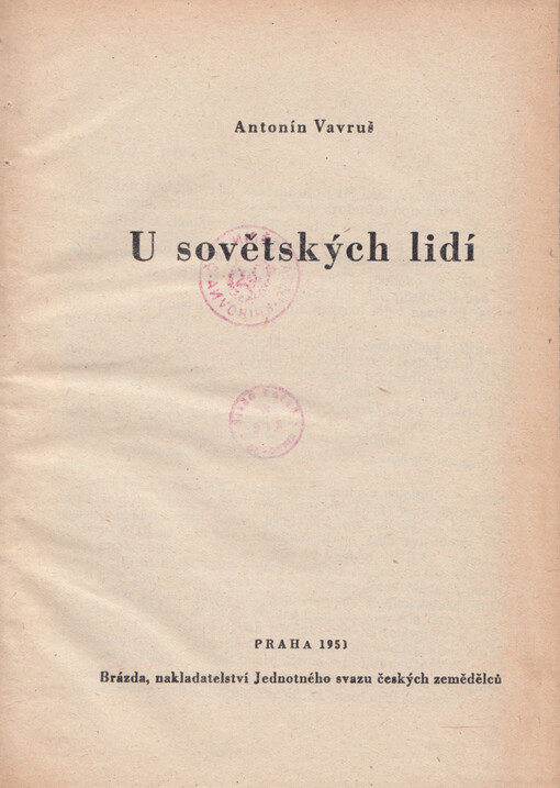 U sovětských lidí