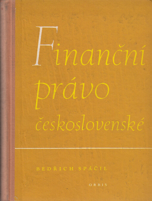 Československé finanční právo