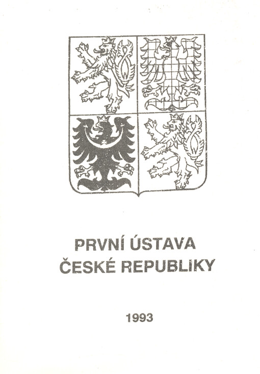 První ústava České republiky